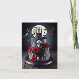 Goth Cake Holiday Card