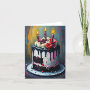 Goth Cake Holiday Card