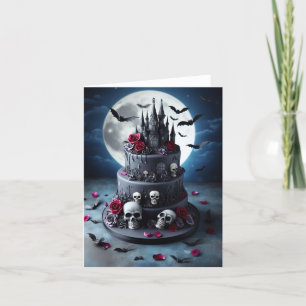 Goth Cake Holiday Card