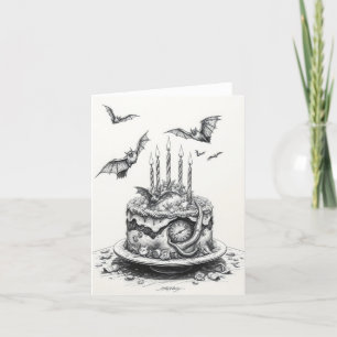 Goth Cake Holiday Card