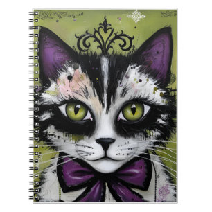 Goth Cat Notebook