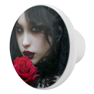 Goth Ceramic Knob