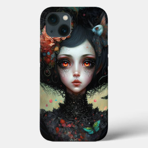 Goth Creepy Cute Girl Gothic iPhone 13 Case