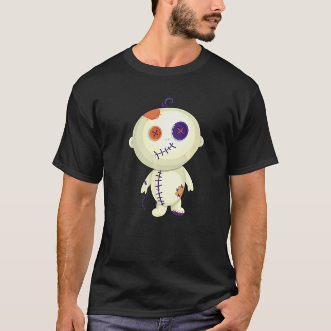 Goth Creepy Cute Voodoo Doll For Teens  2 T-Shirt (Front)