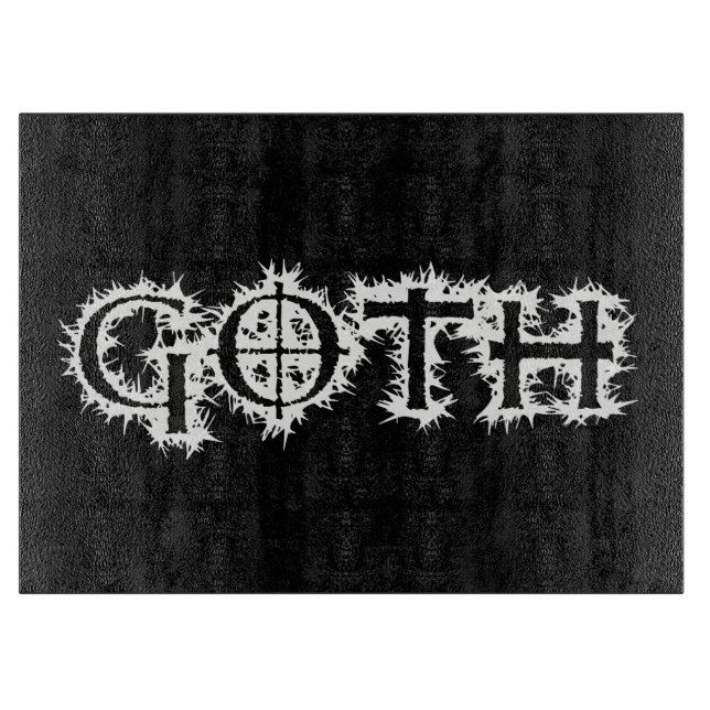 Goth Cutting Board (Front)