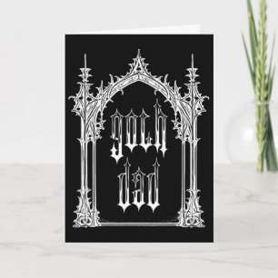 Goth Dad Fathers Day Halloween Gothic Streetwear A Card