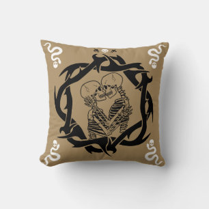 Goth Dark Romantic Lovers Gift Cushion