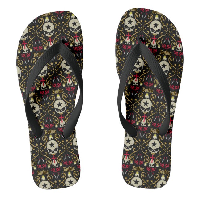 Goth Day 22 May   Flip Flops (Footbed)