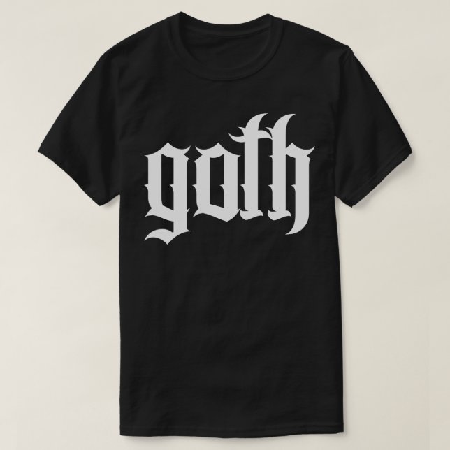 goth design T-Shirt (Design Front)