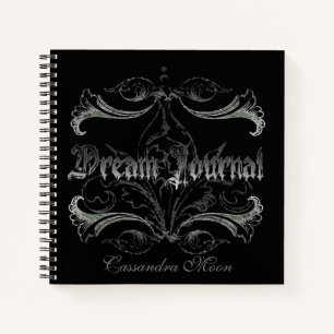 Goth Dream Journal Personalised