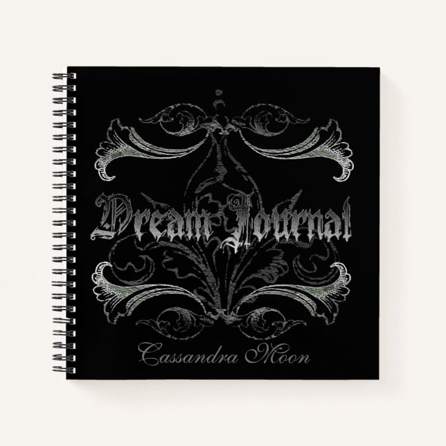 Goth Dream Journal Personalised (Front)