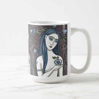 GOTH EVE, DARK GARDEN OF EDEN, WOMAN, SERPENT COFFEE MUG