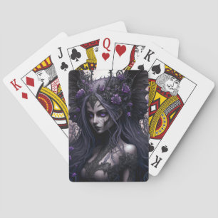 Goth Fairy Gothic Fantasy Art Playing Cards