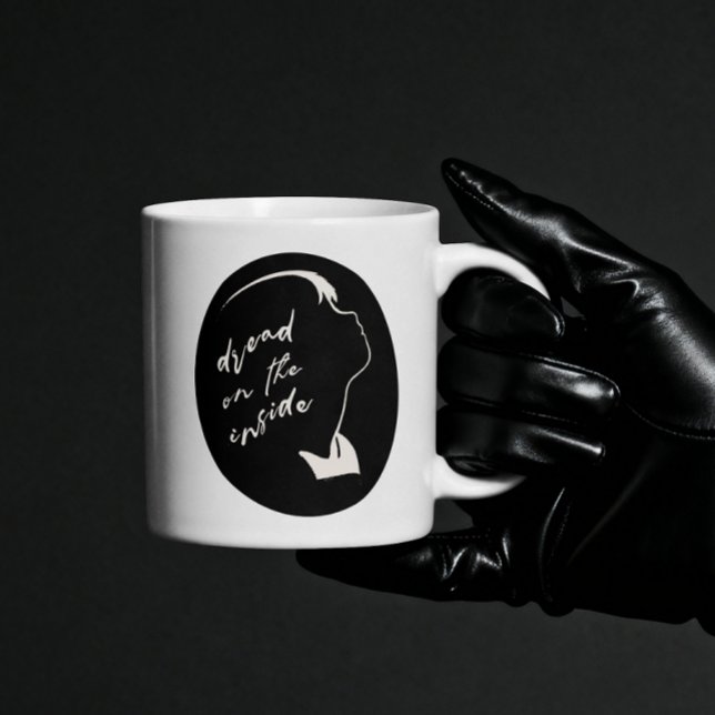 Goth Girl Aesthetic Dread Inside Dead Ghost Girl Mug (Creator Uploaded)