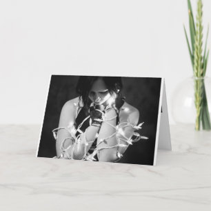 Goth Girl Christmas Card