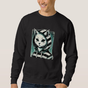 Goth Girl Emo Girl Women Gothic Goth Cat Girls Out Sweatshirt