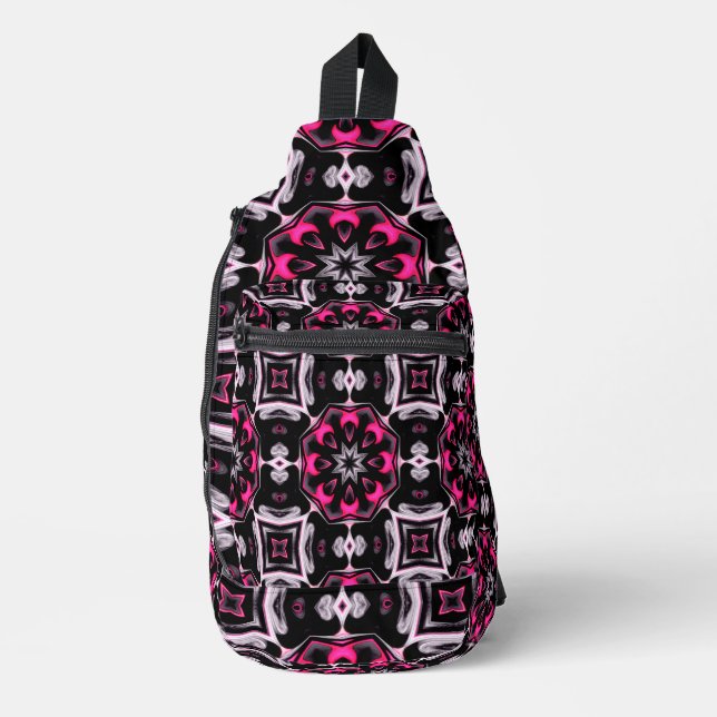 Goth Girl Pink Planet Print Cut Sew Bag (Front)