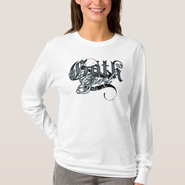 Goth Girl T-Shirt (Front)