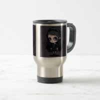 Goth Girl Travel/Commuter Mug, 15 oz 
