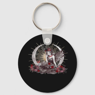 Goth Girl Whimsigoth Classic Key Ring