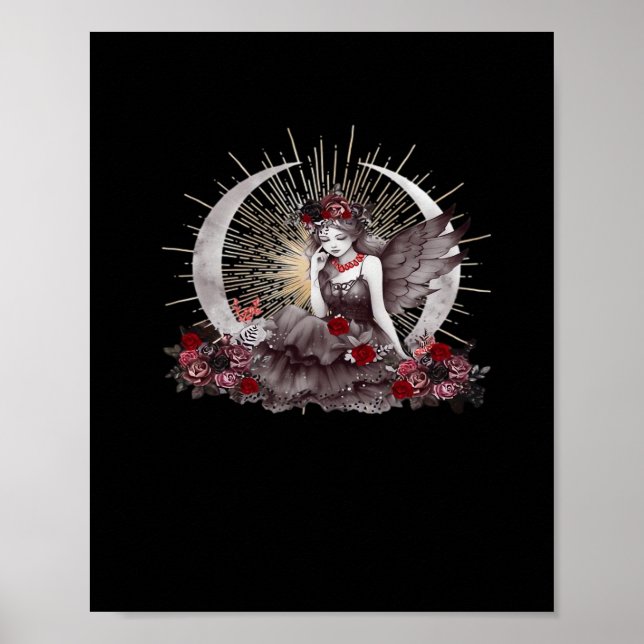 Goth Girl Whimsigoth Classic Poster (Front)