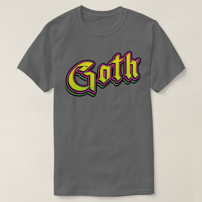 Goth Halloween T-Shirt (Design Front)