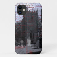 Goth Haunted Cemetery iPhone Case-Mate