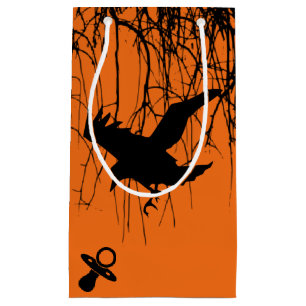 Goth-Horror Baby Shower Small Gift Bag