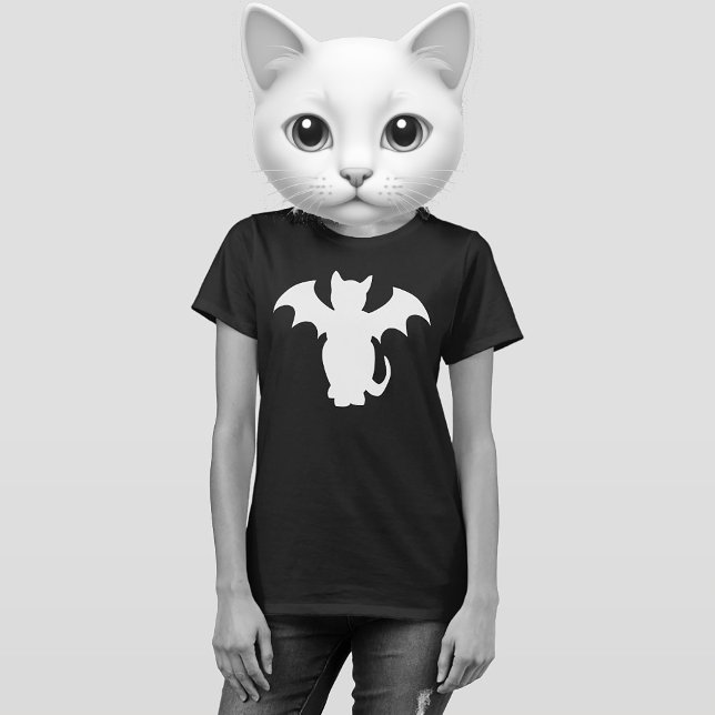 GOTH KITTY BAT CAT SHIRT (Creator Uploaded)
