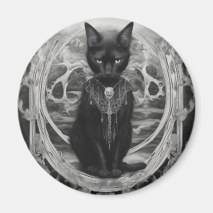 Goth Kitty Magnet