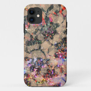 Goth Lace Roses iPhone 11 Case