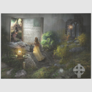 Goth Moody Fantasy Decoupage Tissue Paper