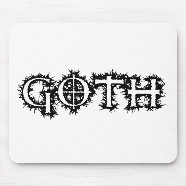 Goth Mouse Mat (Front)