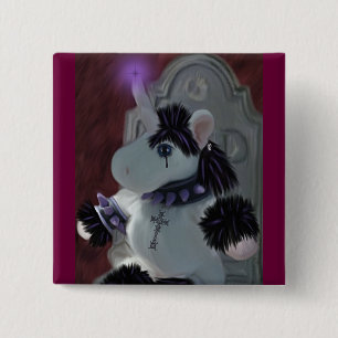 Goth Mystic 15 Cm Square Badge