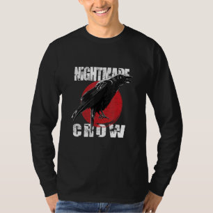 Goth occult crow horror nightmares halloween T-Shirt