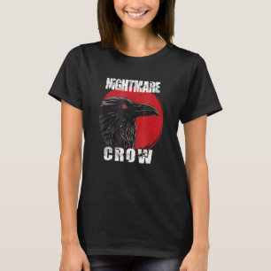 Goth occult crow horror nightmares halloween T-Shirt