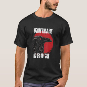 Goth occult crow horror nightmares halloween T-Shirt