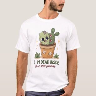 Goth Plant Lover Shirt: Zombie Plant with Googly E T-Shirt