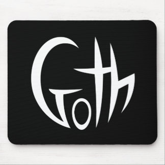 Goth (Pointed Lettering) Mouse Mat