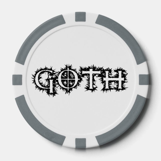 Goth Poker Chips (Front)