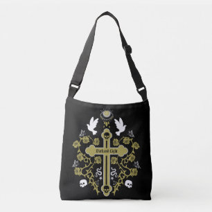 Goth Post Punk Fashion Crossbody Bag