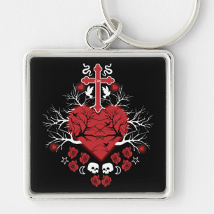 Goth Post Punk Fashion Key Ring
