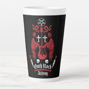 Goth Post Punk Rock Latte Mug