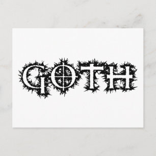 Goth Postcard