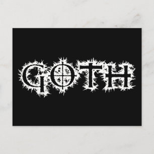 Goth Postcard