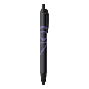 GOTH PRIDE FLAG BLACK INK PEN