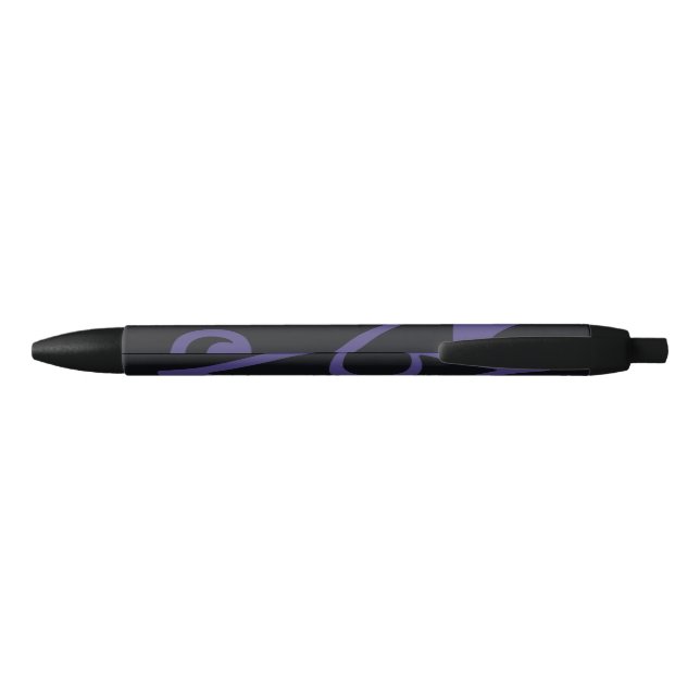 GOTH PRIDE FLAG BLACK INK PEN (Back)