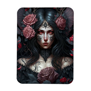 Goth Princess Gothic Fantasy Art Magnet