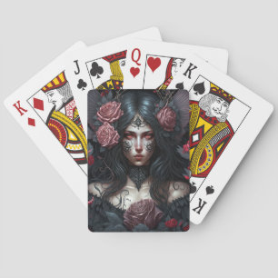 Goth Princess Gothic Fantasy Art Playing Cards