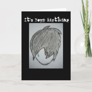 Goth Punk Birthday Card